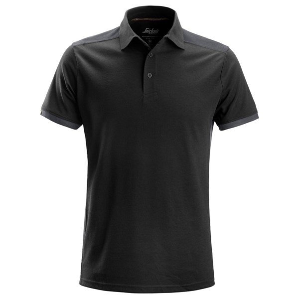 Polo AllroundWork noir/gris